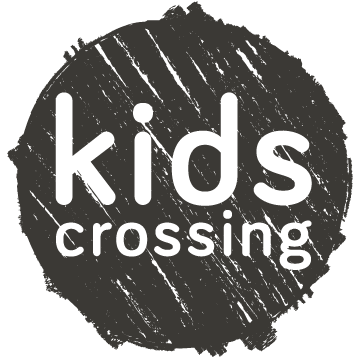 KidsCrossing circle mark in charcoal